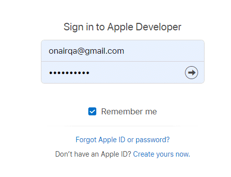 ON AIR Appbuilder - Apple Certificates - Step 2