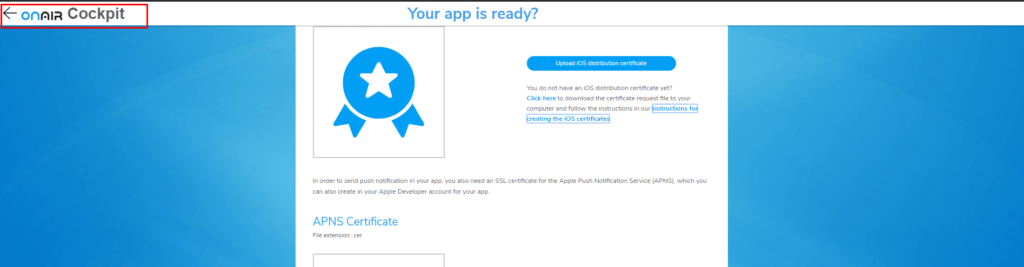 ON AIR Appbuilder - Apple Certificates - Step 20